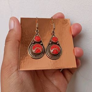 Tibetan Earrings ( Authentic)