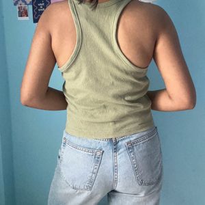 Olive Green Tank Top