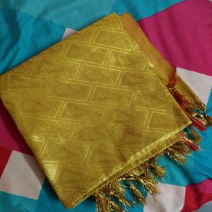 Gold Ethnic Dupatta/Shawl