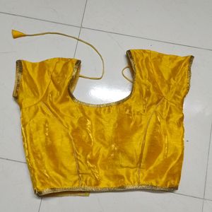 Yellow Color Readymade Blouse