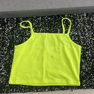 Neon coloured Cute Tank Crop Top