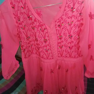 Chiken Kadi Short Kurti For Girls