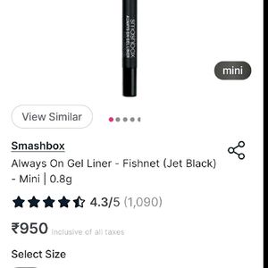 Smashbox Fishnet Gel Eye Liner Mini