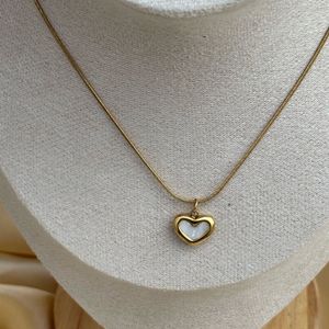 Reversible Heart Neckchain Anti-tarnish