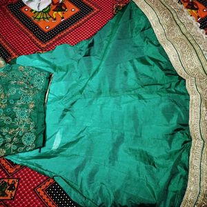 Green Party Wear Lehenga