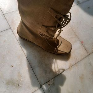 Suede Leather Boots