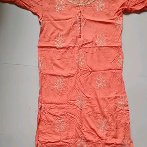 Peach Kurta