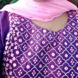 Kurta Pent Dupatta Set