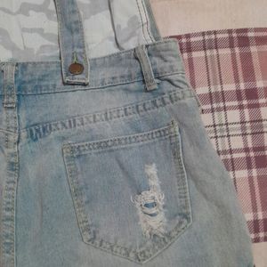 Denim Short Dungaree