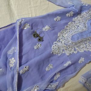 Chikankari Kurta 💜