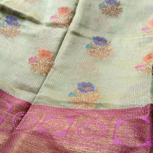 Beautiful Chanderi Silk Saree🤩