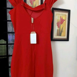 Women's Red Mini dress