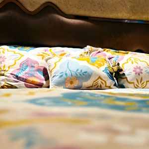 Imported Printed 5 Pieces Bedding Set