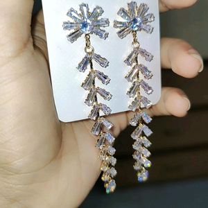 Korean Stone Sleek Earrings