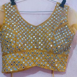 New George's Mirror Work Lehenga