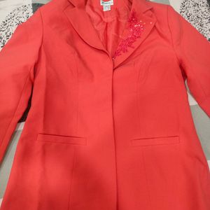 Women's Red Blazer