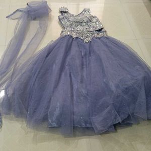 Princess Style Lavender Heavy Lehnga