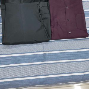 2 Fomal Pant And One Shirt