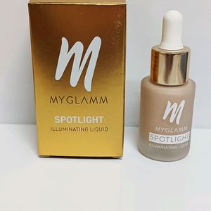 MyGlamm Spotlight Illuminating Liquid - Stardust | Liquid Metal Finish Sheer Highlighter For Dewy Look