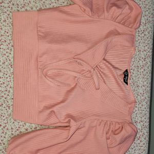 Pink Crop Top