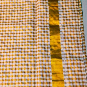 Kerala Traditional Cotton Blend Saree