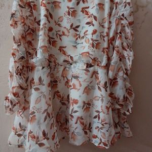 New Floral Print Top