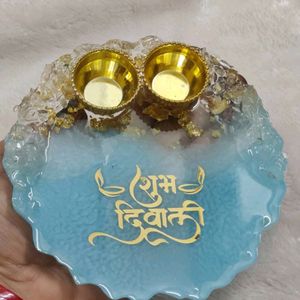 Epoxy Resin Customized Aarti Platter