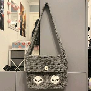 Handmade Crochet Cute Messenger Bag