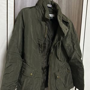 Olive Green Long Jacket