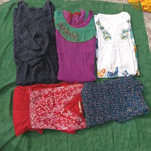 Less Used Frock Set Of 5