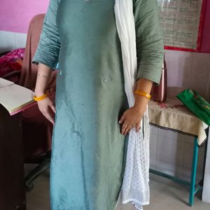 Handworked silk kurti