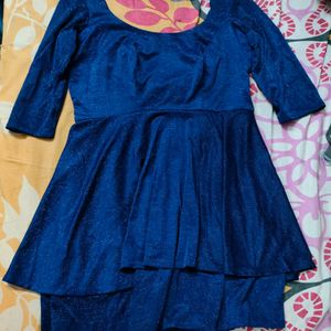 A Blue One Piece Dress