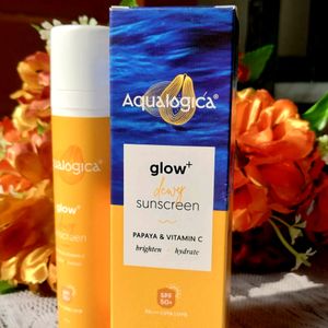 Combo Of Aqualogica Glow Sunscreen & Facewash