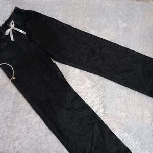 Charcoal Straight Pants