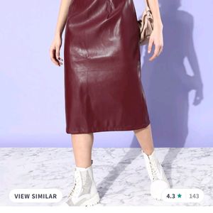 Leather Skirt Absolutely New