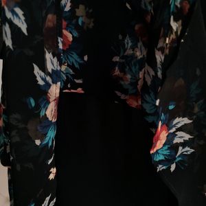 Zara Basic Midi floral Dress