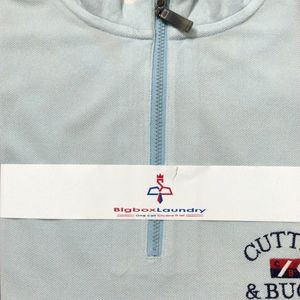 Cutter & Buck Zip Collar T Shirt Men ( Medium )