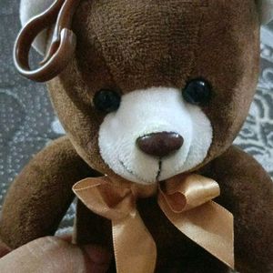 Cute Teddy Soft Toy With Key Holder