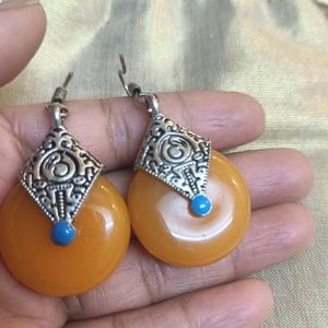 Yellow Stone Earrings