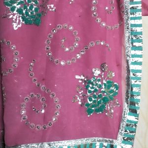 Sarees With Chamki