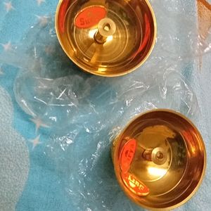 Brass Diyas 2 Nos.