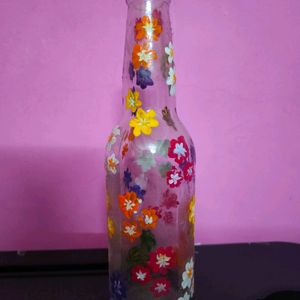 Painting Glass bottle