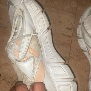 Beige Chunky Sneakers - Lightly Used, Ready for a