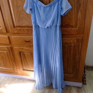 Blue High Low Gown