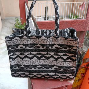 Abstract Print Handbag