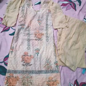 New Kurti Set With Dupatta