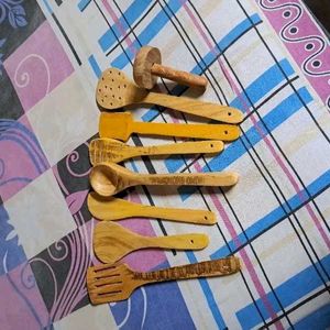 Non Stick Wooden New Cutlery For Sale