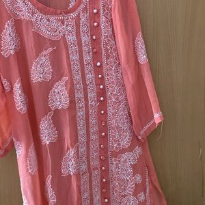 Chikankari Kurta With Inner