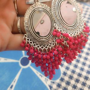 Beautiful Earings Magenta