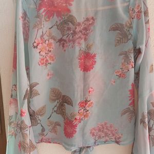 Long Bell Sleeves Top